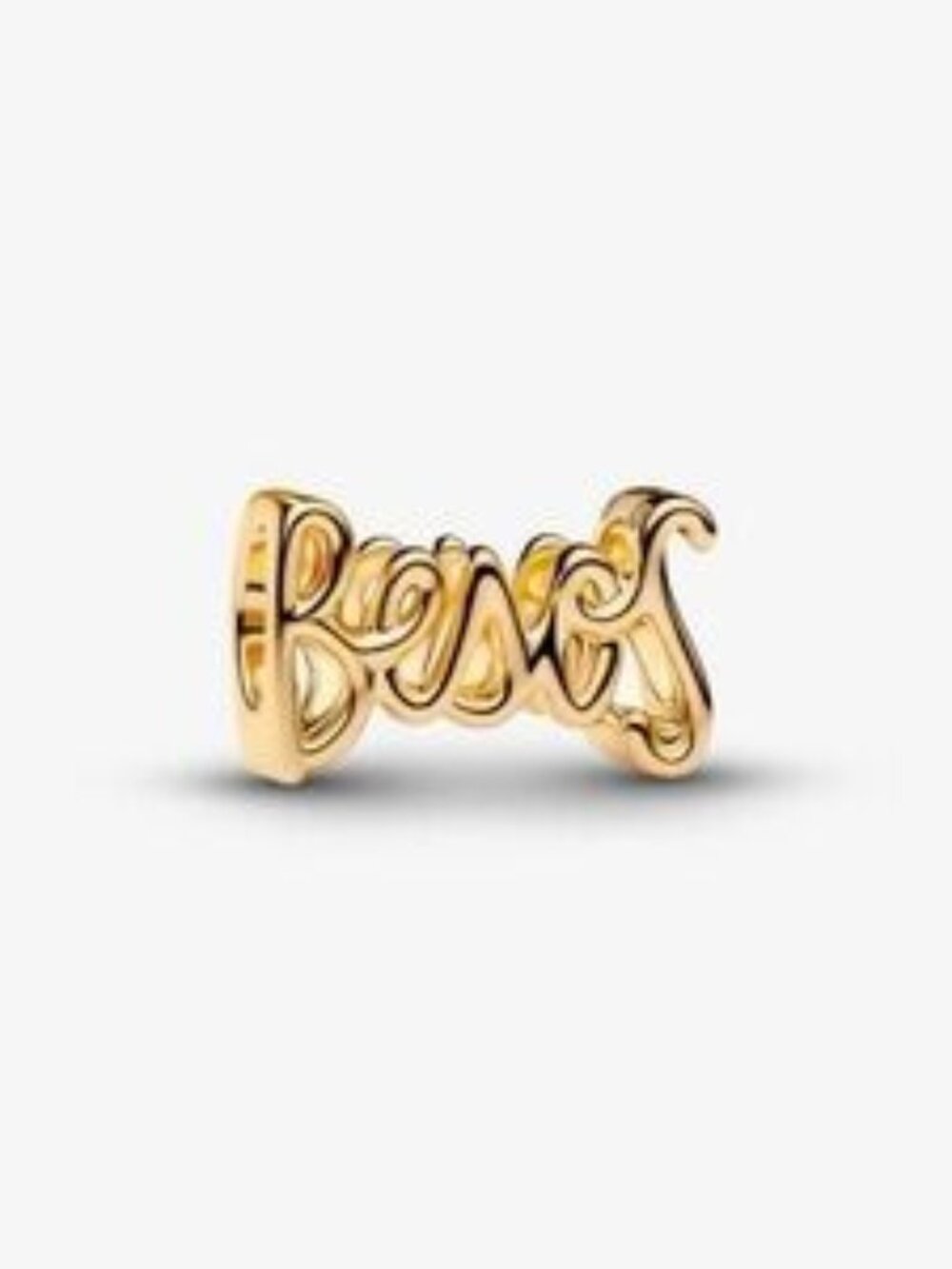 Authentic Besos Script Charm